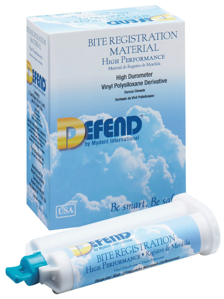Mydent BR9004 Defend Bite Reigsitration Material Fast Set 50 mL Mint 2/Pk Mydent BR9004 Defend Bite Reigsitration Material Fast Set 50 mL Mint 2/Pk